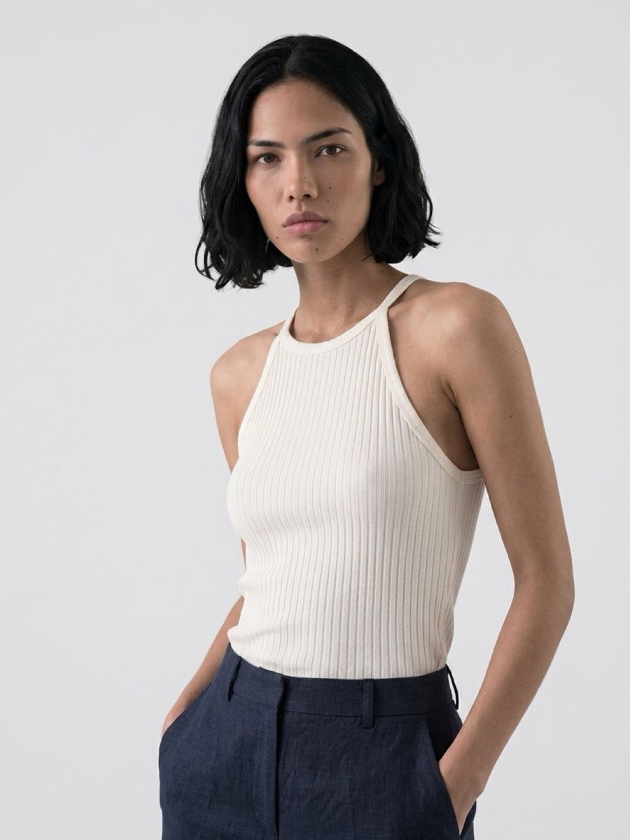 Top: Tanktop weiss Grösse S  – Usato da Uster venduto da Jessicajjk