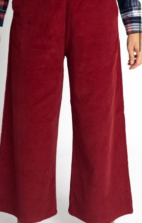 Cropped burgundy trousers I Versiliani - Milan