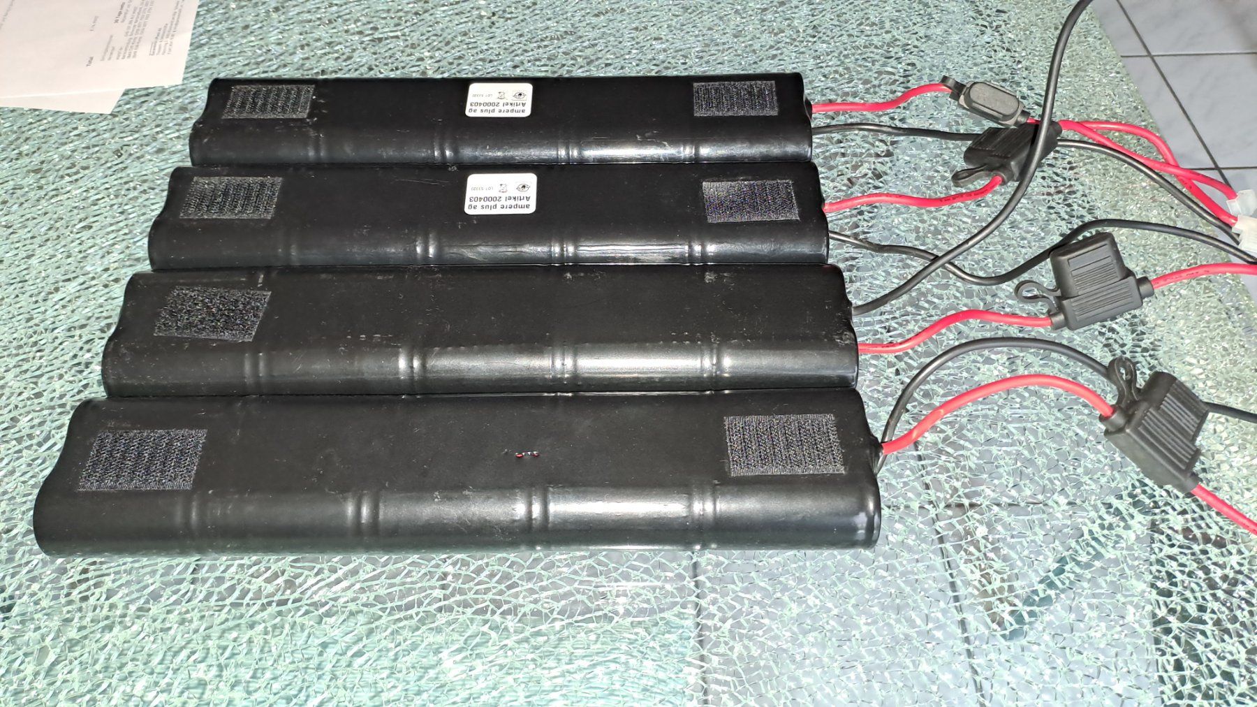 Batterie: 4 Batterien Ni-Cd 2x12 Volt 5Ah Solaris – Nuovo (secondo la descrizione) da Thalwil venduto da robfish 1