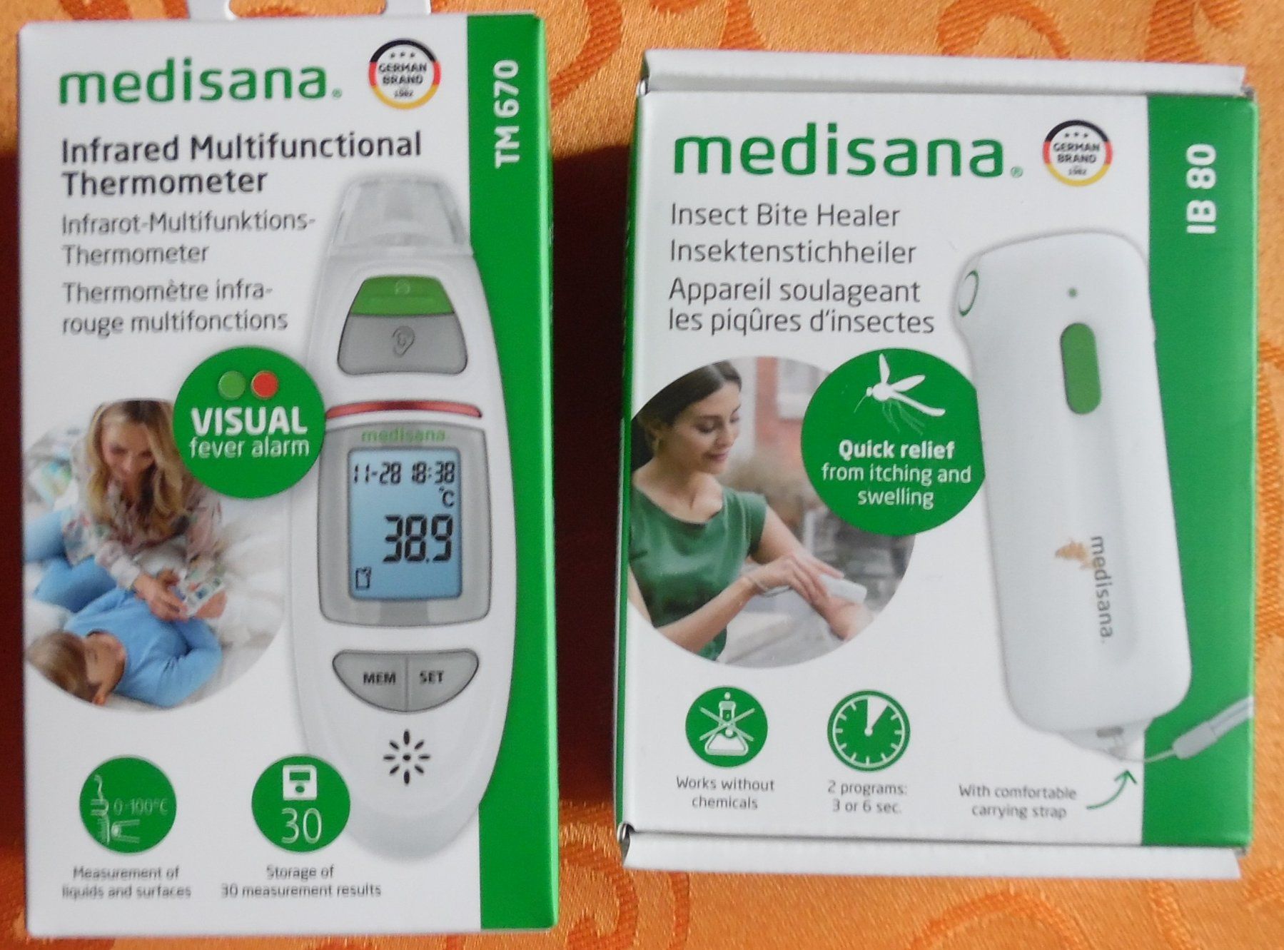 Medisana Medizinische Geräte: Medisana Thermometer + Insektenstichheiler – Neu und originalverpackt aus Bellinzona von Luna093