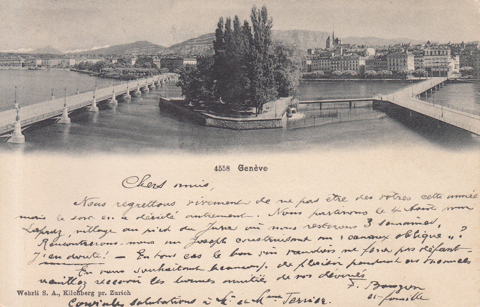 Cartoline postali: Genève 1923 – Usato da Bürglen TG venduto da StampGraf