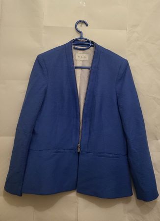 Veste Sandro bleue électrique, taille 38 - État impeccable!