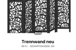 Paravent aus Holz, neu, zerlegt. Inkl. Schrauben&Scharniere