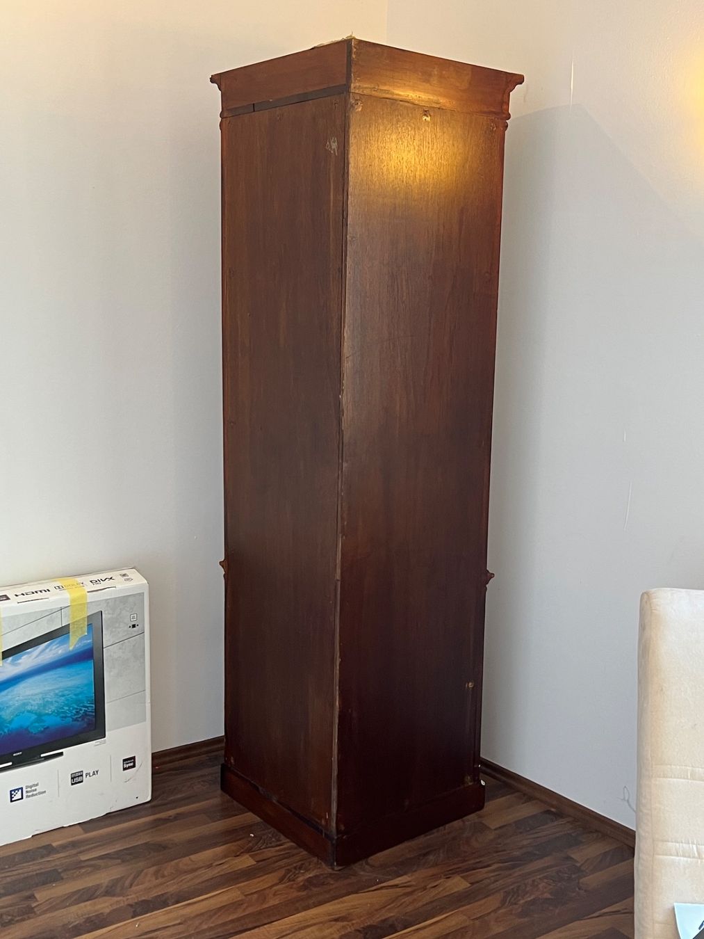 Vetrine: Biedermeier Eckschrank Eck Vitrine Barock Stilmöbel +Versand – Usato da Gemünden venduto da GEUENWALD 9