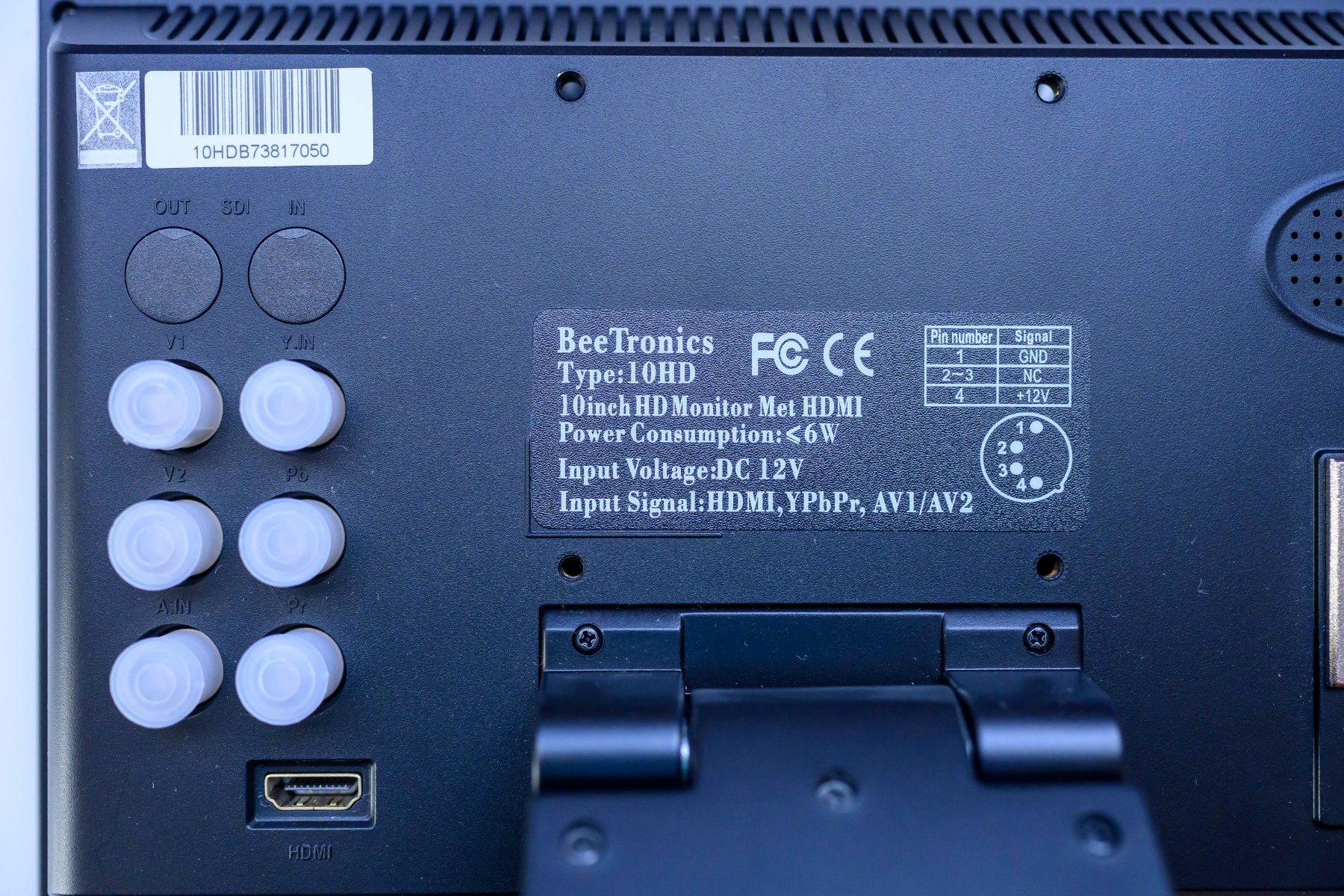 Monitor: BeeTronics - 10" Monitor (Typ: 10HD) HDMI Input – Usato da Chur venduto da Mcama 2