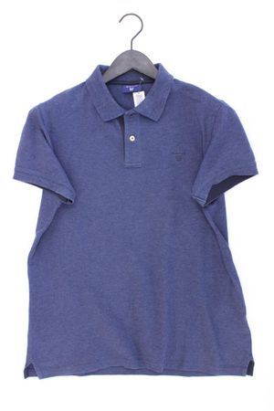 Gant Poloshirt Gr. M Kurzarm blau