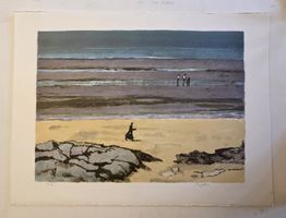 Rolf Gfeller Orig.Farblitografie handsig.  Nr. 76x57cm