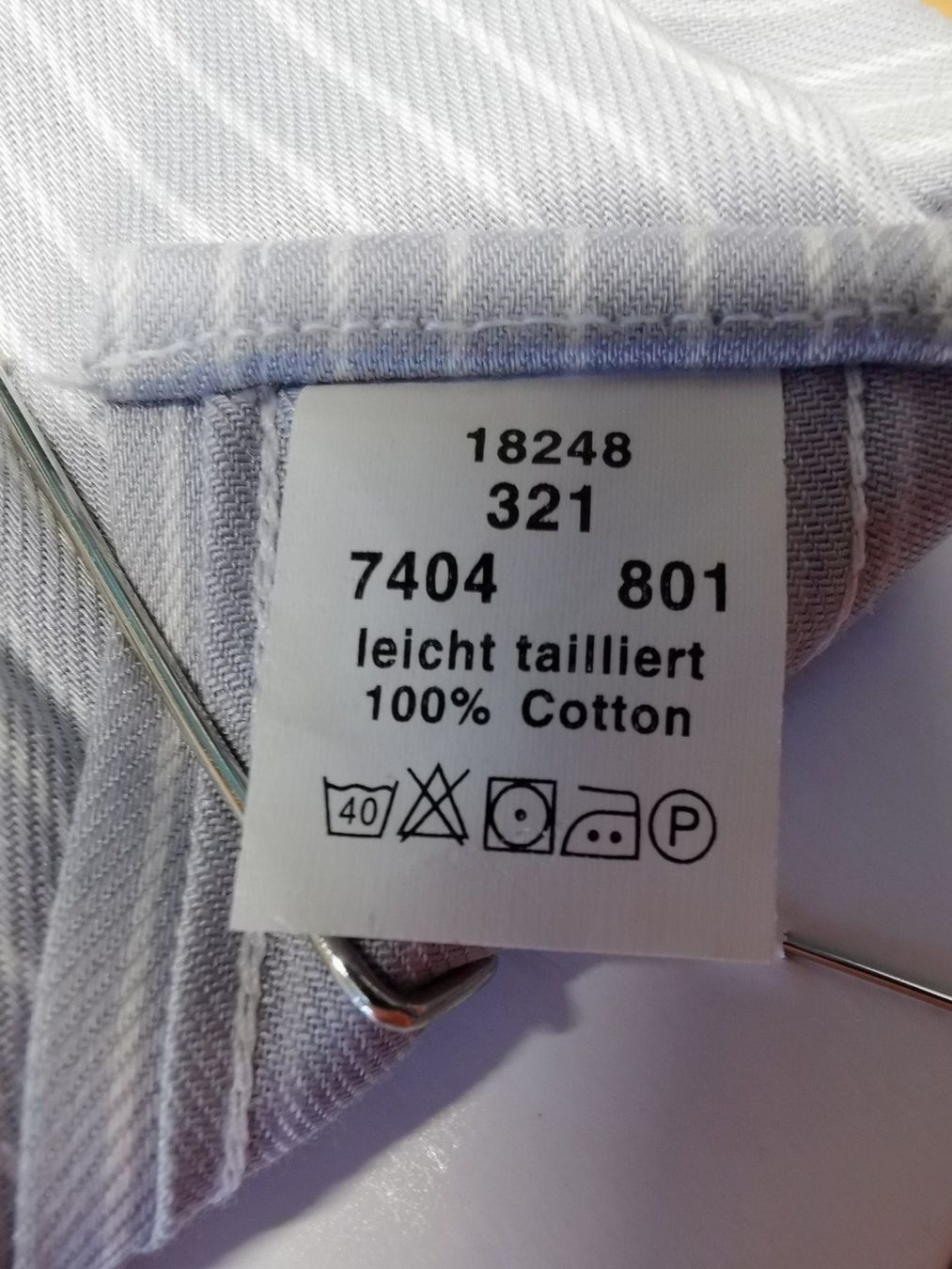 Camicie: Herrenhemd KAUF hellgrau – Nuovo e nell'imballaggio originale da Seuzach venduto da NaehdesignMirjam 4