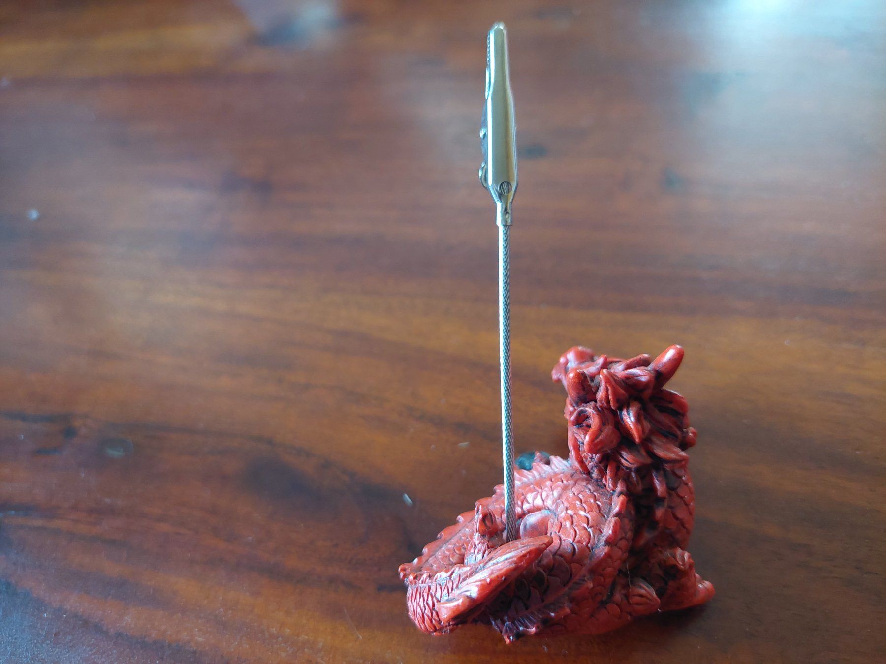 Statuette: Drachen-Fotohalter / Notizhalter – Nuovo (secondo la descrizione) da Beckenried venduto da Havacola 9