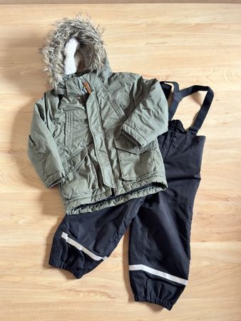 Winterjacke und Schneehose Grösse 110