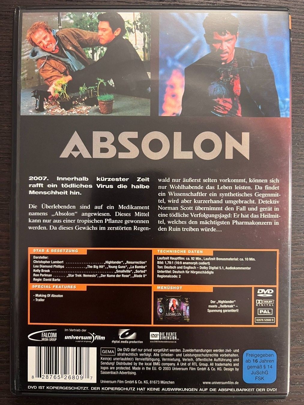 Alle DVDs: Absolon – Gebraucht aus Zürich von FilmFreunde 1