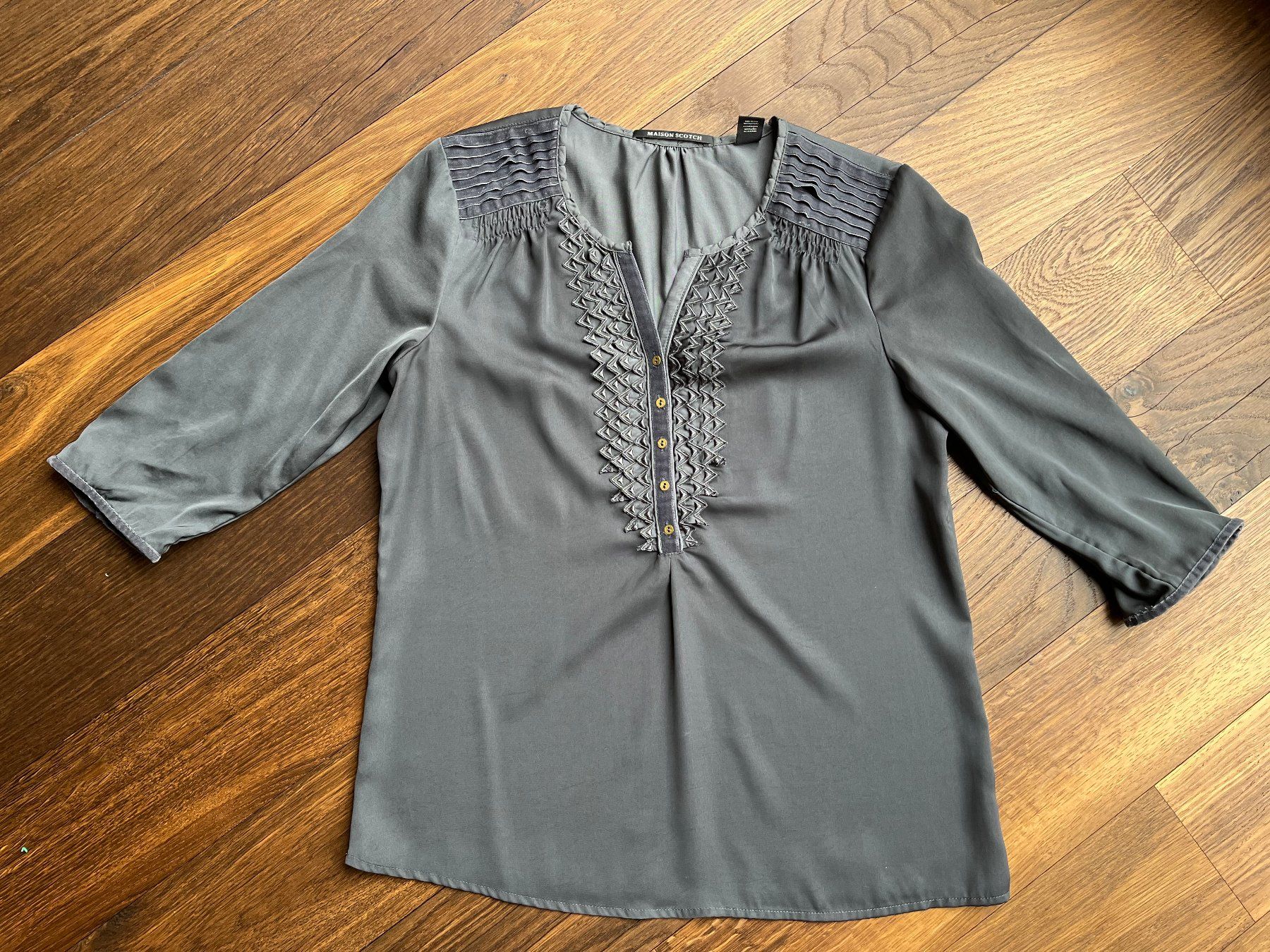 Maison Scotch Blusen: Bluse Maison Scotch, Gr. S/M – Gebraucht aus Affoltern am Albis von Blackrhythm