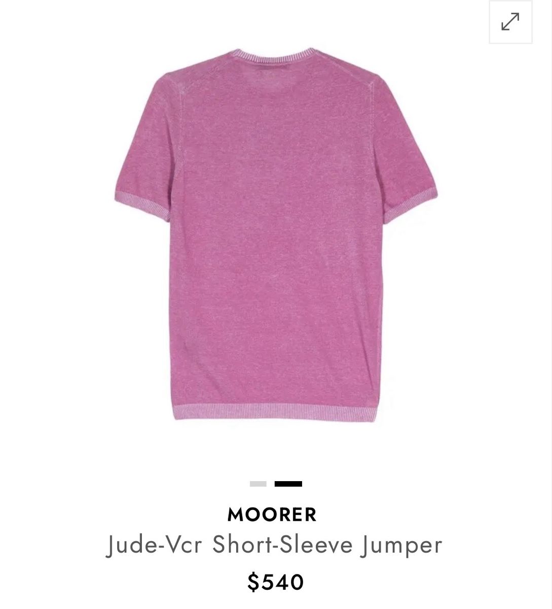 T-shirt: Moorer pink Tshirt – Usato da Melide venduto da Nikola-123 1