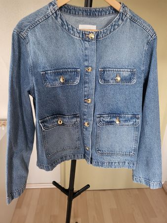 H&M Denim Jacket, Size L, Button Up