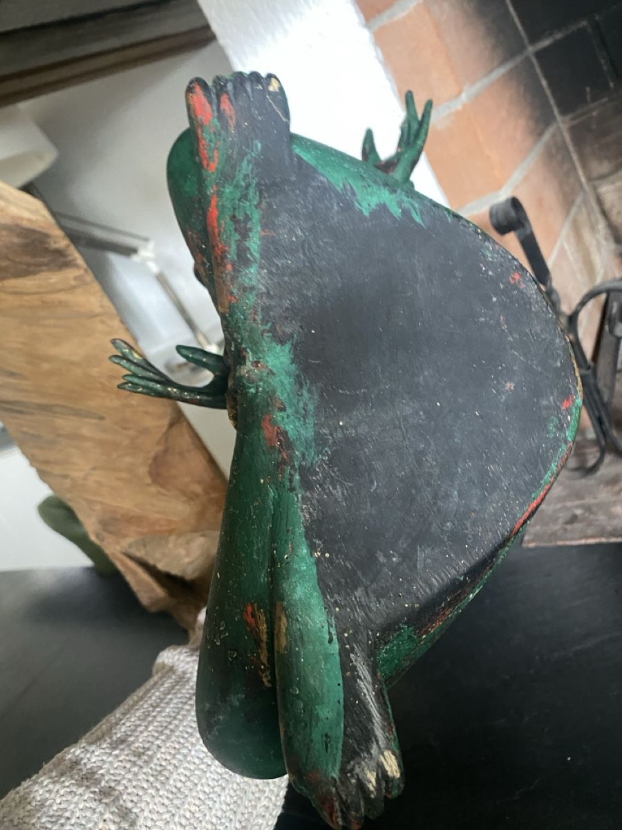 Statuette: Antike Holzfigur, grüne Patina – Usato da Niederglatt ZH venduto da neunzehn82 5