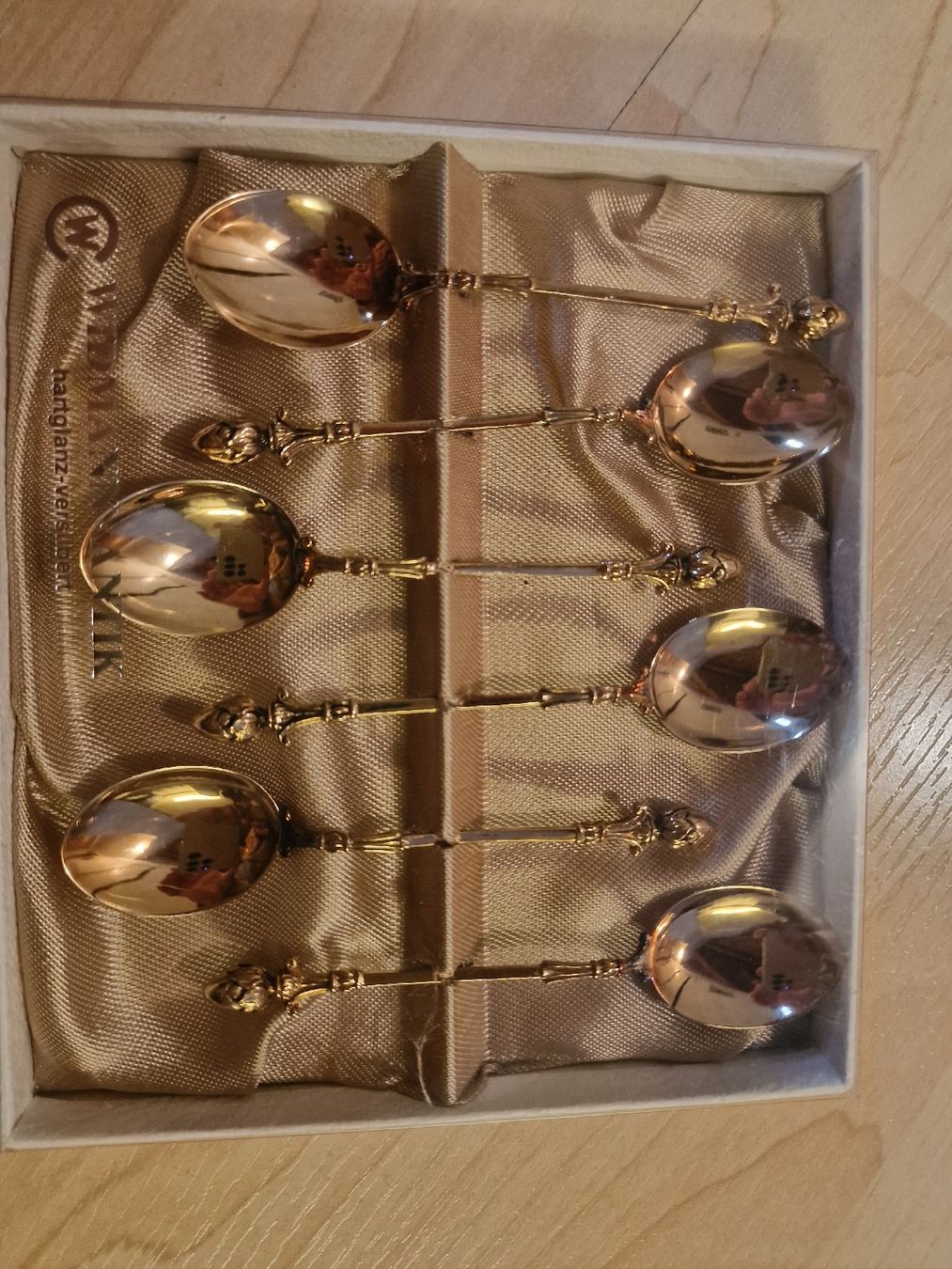 Löffel: Widmann Antik, 6 Kaffeelöffel, vergoldet, Vintage – Neu (gemäss Beschreibung) aus Niederurnen von Tany23 2