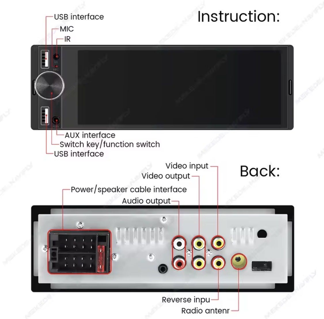 Lettore multimediale & Streamer: Autoradio OD7 Neuf Compatible Carplay Android Auto USB BT – Nuovo e nell'imballaggio originale da Villars-sur-Glâne venduto da Mitodc2 2