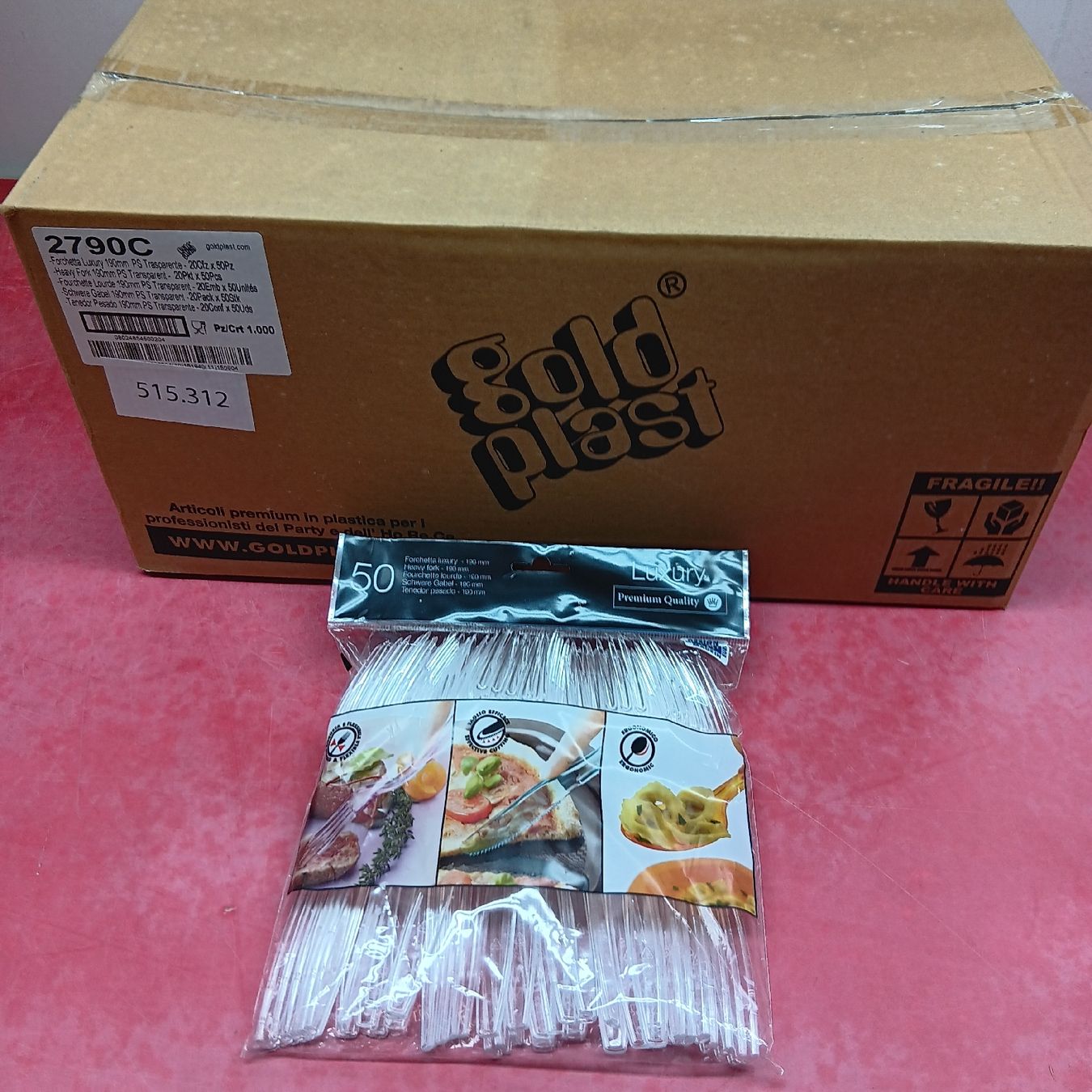 Komplettküchen: EW. Gabel 190mm PS Transparent 1000 srk. – Neu und originalverpackt aus Zell LU von erwin61 3