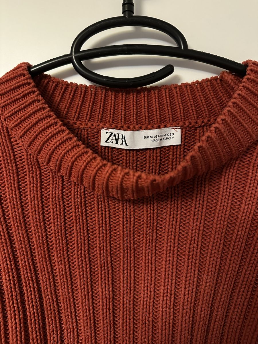 Zara Maglioni & Felpe: Strickpullover Zara rostrot, Gr. M – Nuovo (secondo la descrizione) da Ermatingen venduto da nic_x2tf 1