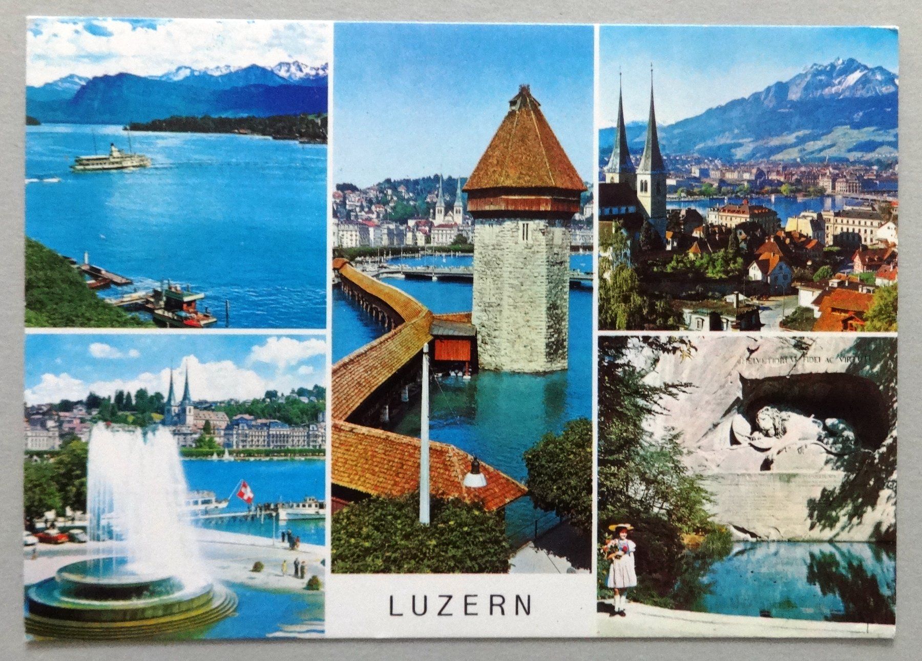 Cartoline postali: Luzern – Usato da Fétigny venduto da Billy2miny