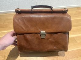 Hochwertige Leder Aktentasche