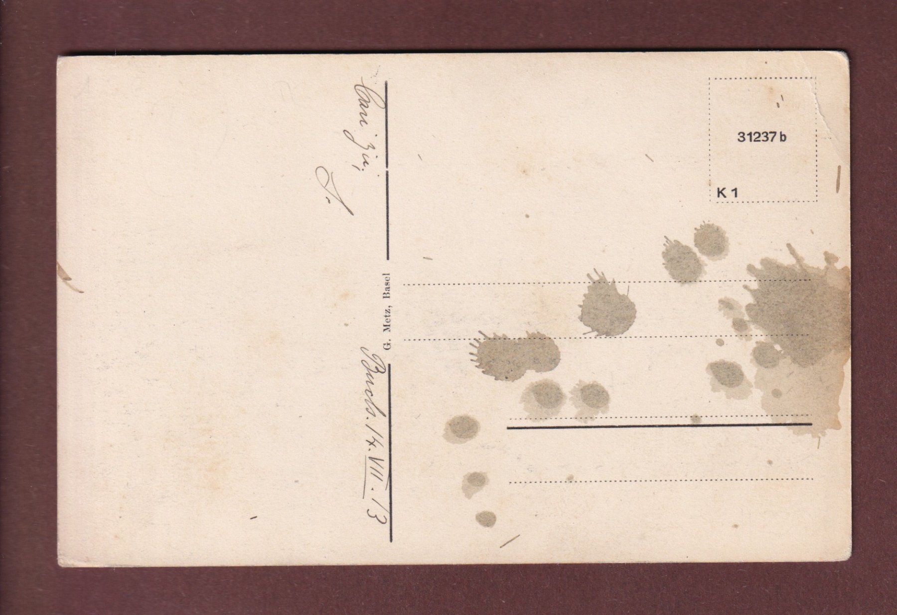 Cartes postales: AARAU - Teilansicht - 1913 – D'occasion à Pully par nicecards-shop 1
