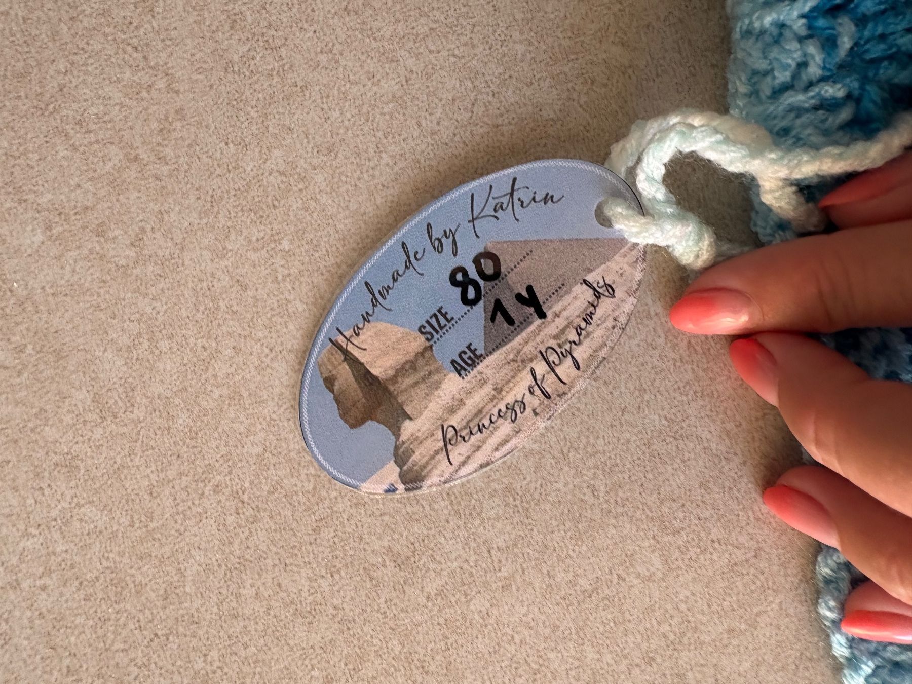 Maglioni & Felpe: Kinder Pullover blau-weis handgestrickt Grösse 80 - 1 Jahr – Nuovo e nell'imballaggio originale da Basel venduto da Tierschutz-Flohmi 3
