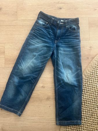 Baggy Jungs Jeans blau Denim Baumwolle