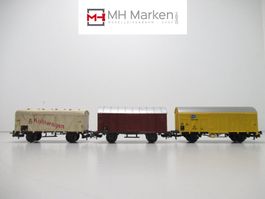 Märklin 3er Set gedeckte Güterwagen Deutsche Bahn ohne OVP