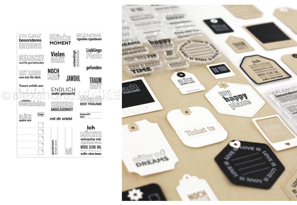 Timbri: Clear Stamps - Glücksmoment – Nuovo e nell'imballaggio originale da Thun venduto da Rowaner