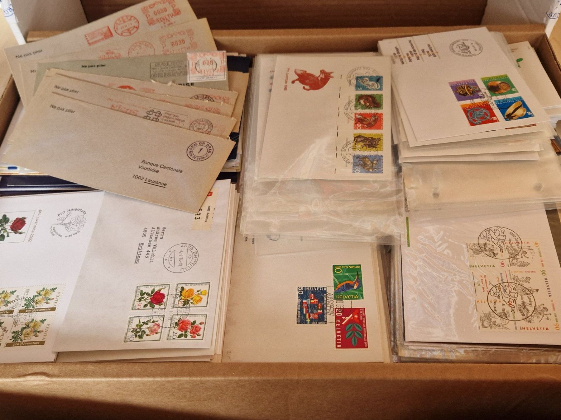 Tutti i francobolli: 17 Kg Fundgrube CH, ab 1.- – Usato da Burgdorf venduto da Glossy01 1