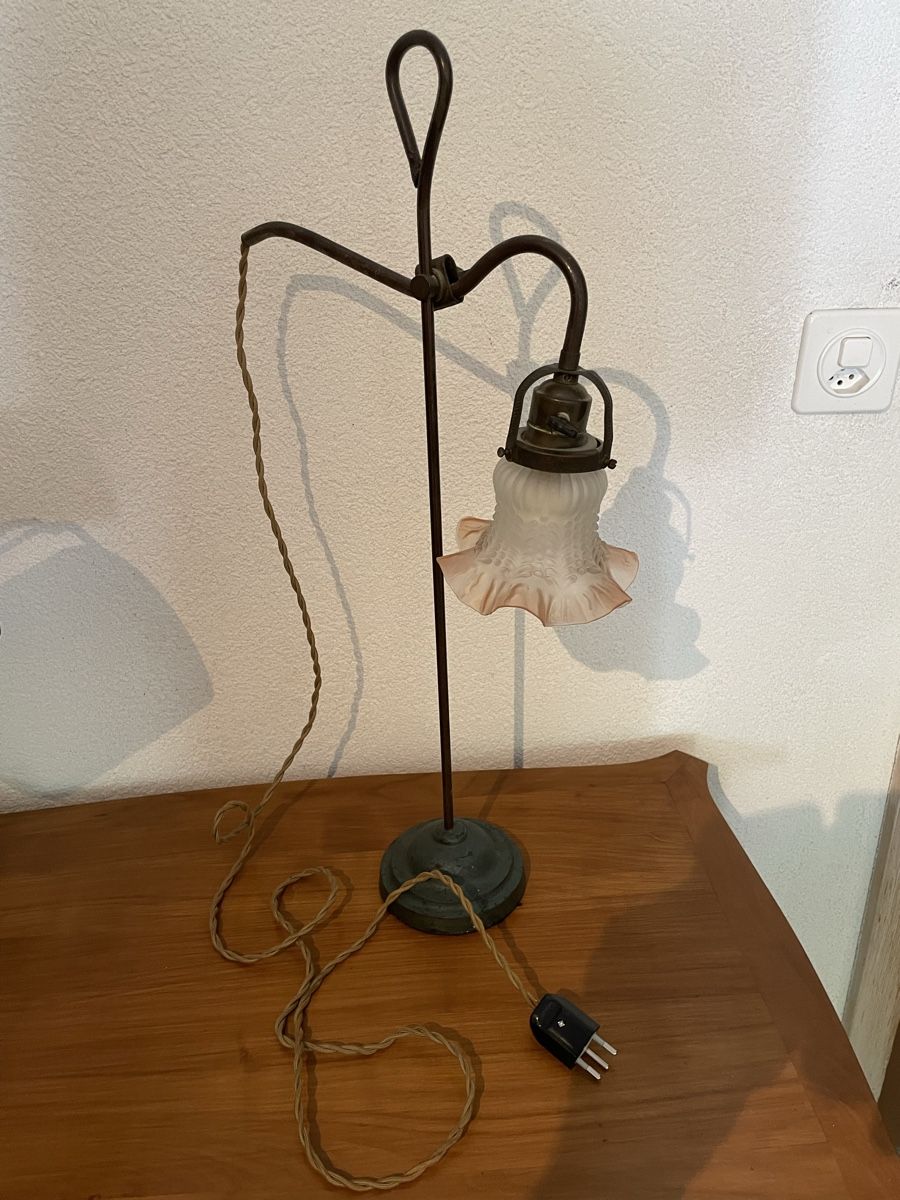 Lampade: Lampe de bureau d’horloger ancienne  – Usato da Lamboing venduto da christopheO