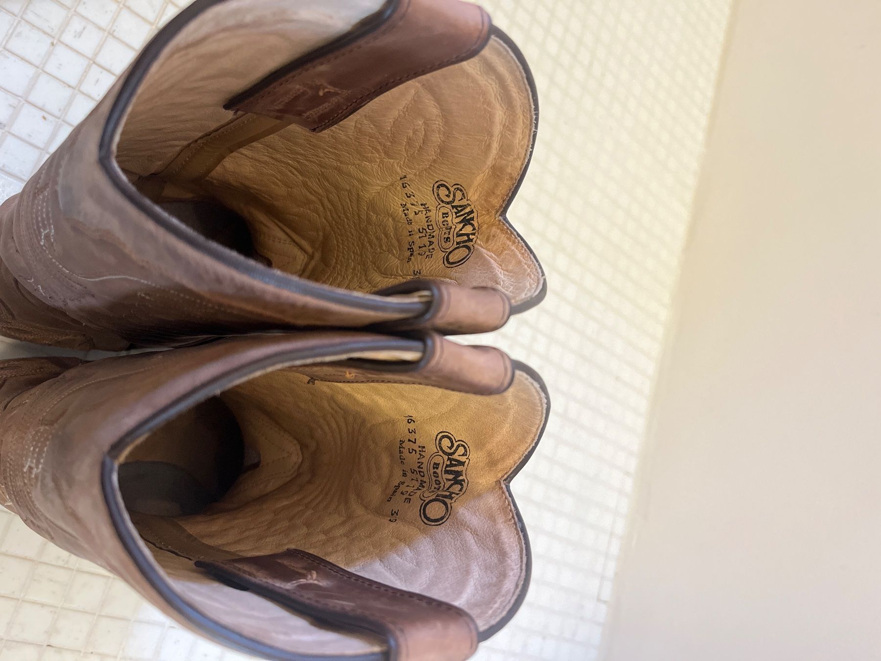 Sancho Abarca Scarpe da uomo: Sancho | Cowboy-Stiefel | Grösse 39 – Nuovo (secondo la descrizione) da Wil SG venduto da max_2xgg 2