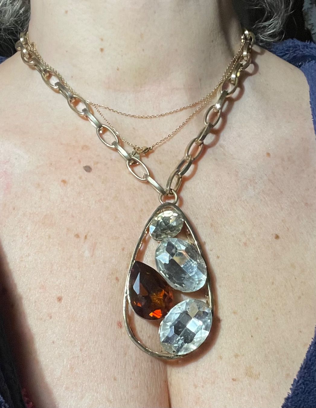 Colliers: Glamour Collana con un grande pietra-feste 👌vacanze – Neuf (Voir description) à Gordevio par LanaZimm 2