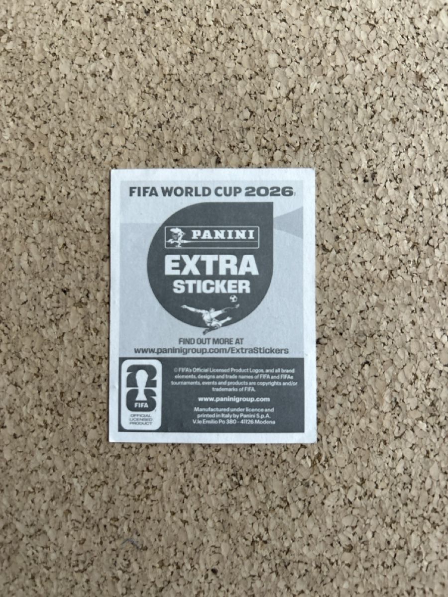 Panini Carte collezionabili: Panini 2026 Extra Sticker H Son – Usato da Stäfa venduto da mcfish78 2