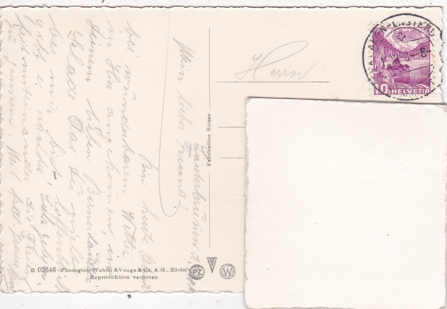 Cartes postales: Lauterbrunnen Hotel Steinbock 1938 – D'occasion à Herisau par Lisegrat2008 1