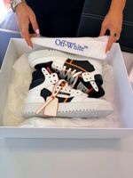 Off-White Turnschuhe High-Top Weiss/Schwarz/Orange Gr. 42 ne