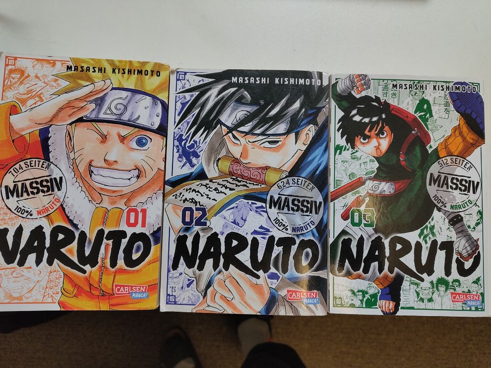 Naruto 1 - 3 massiv (Gebraucht) in Rüschlikon für CHF 5 – mit Lieferung ...