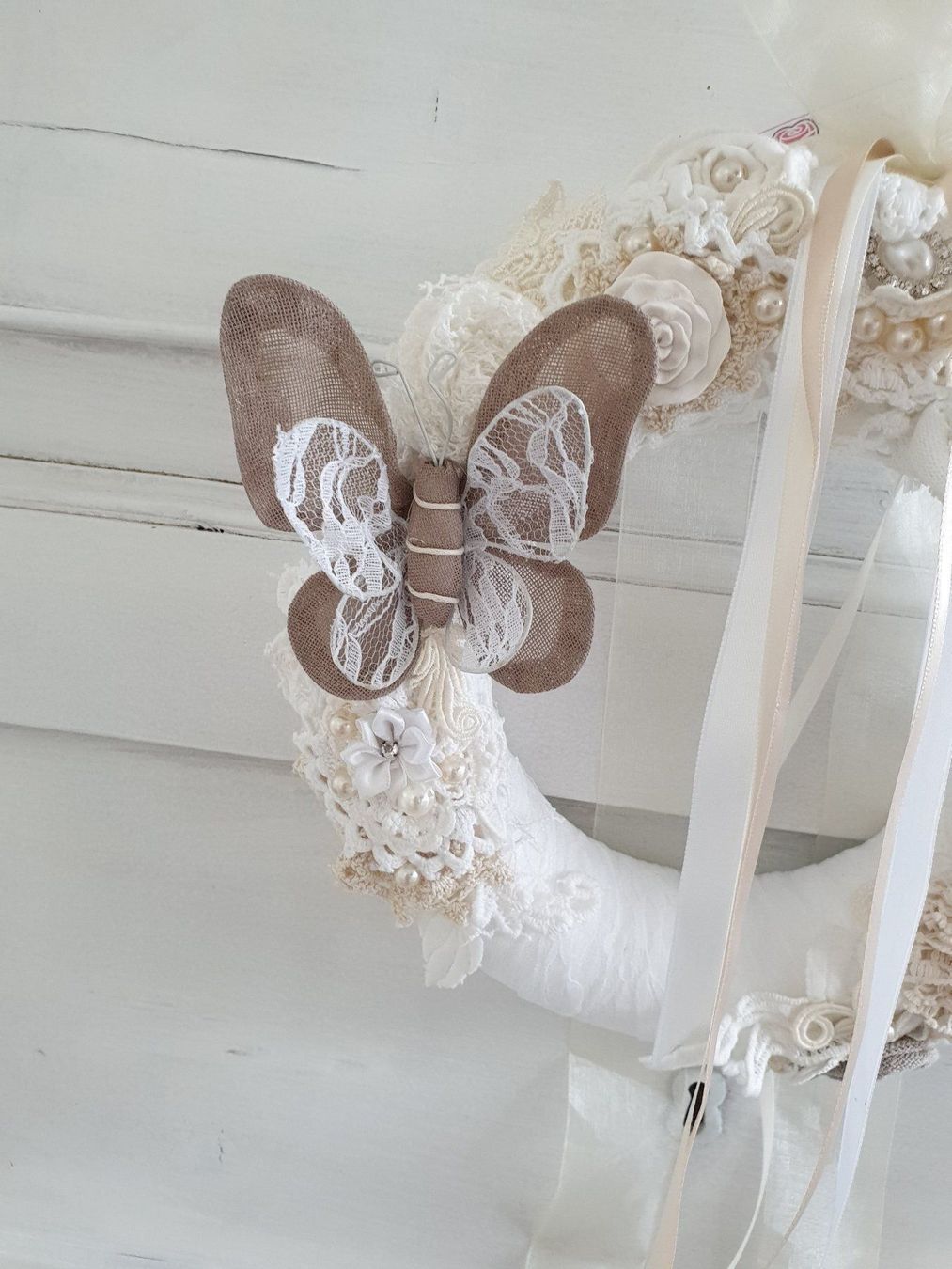 Alle Dekorationen: Geschenk Kranz Shabby Chic Dekokranz Muttertag Türkranz – Neu und originalverpackt aus Gossau ZH von Goes05 1