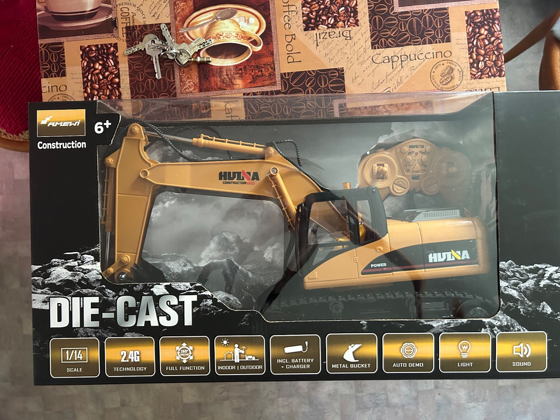 Carson Modellismo RC: Sattelschlepper mit Bagger 1:14 – Usato da Reiden venduto da gvapo 3