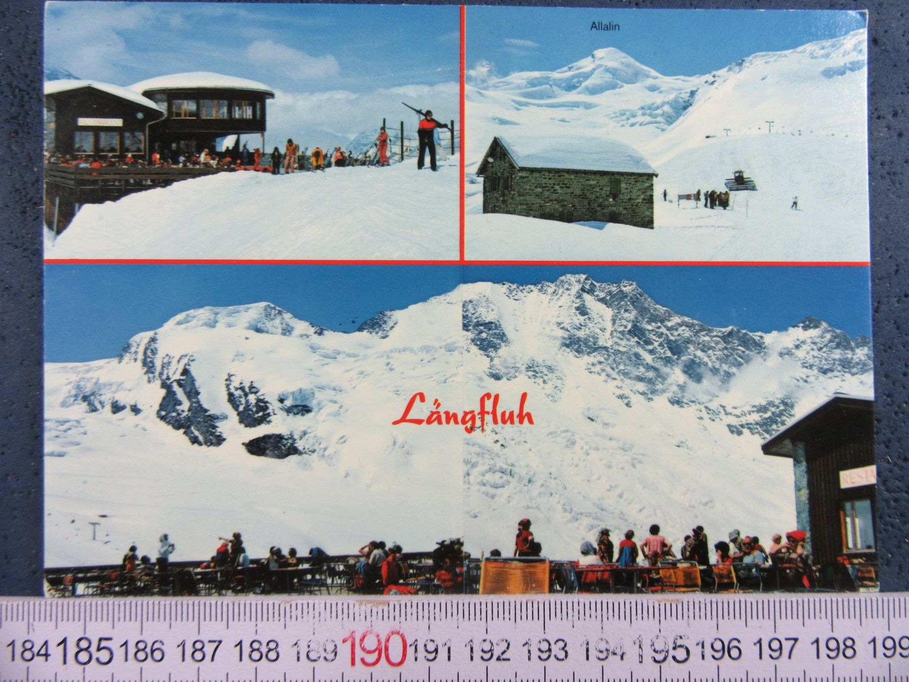 Cartoline postali: LÄNGFLUH RESTAURANT VS AK SKI – Usato da Ettingen venduto da Hausi4711