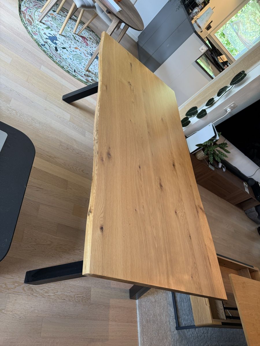 Tische: Massiver Esstisch aus Eiche - 210x100x75 cm – Gebraucht aus Bottmingen von fab_vy5d 2