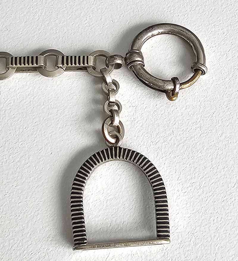 Altri accessori per orologi: Uhrenkette antik Bronze versilbert / Tula – Usato da Zug venduto da urzeit 2