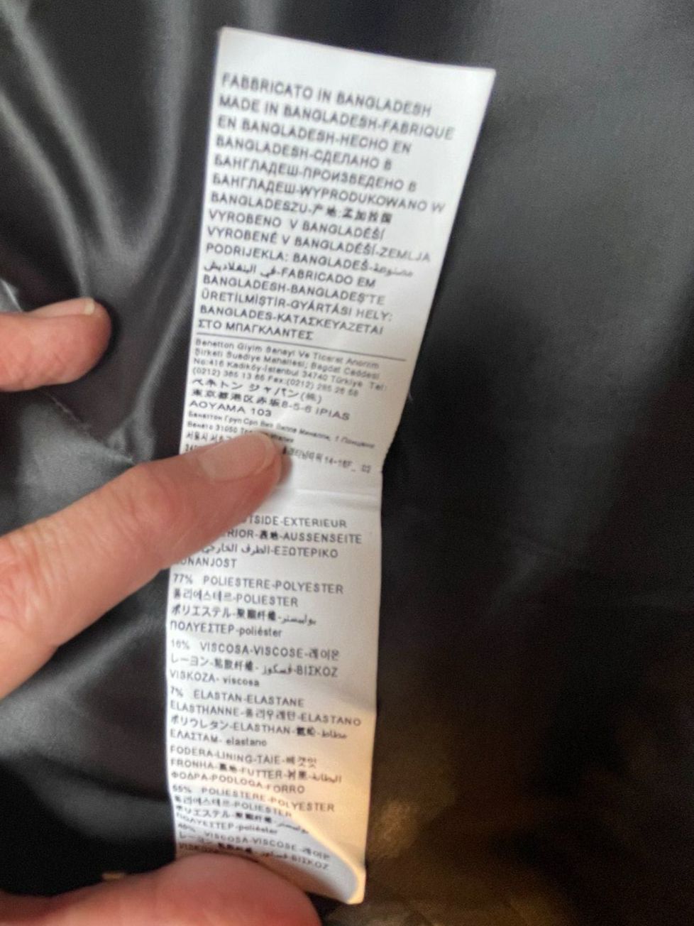 Benetton Giacche: Benetton Blazer schwarz – Usato da Aarau venduto da Chicca2006 5
