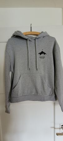 Grauer Hoodie Huffer