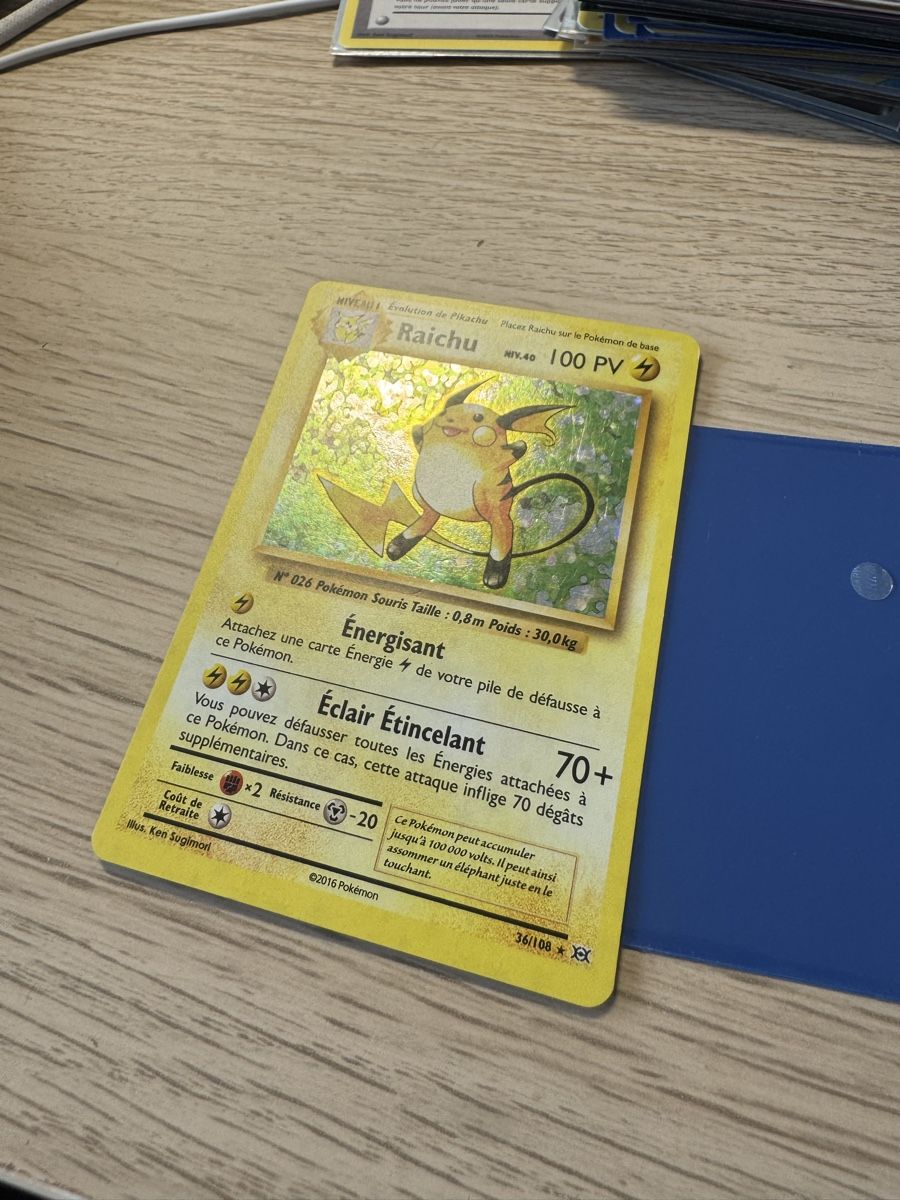 Pokémon Cartes à collectionner: Raichu 36/108 xy évolution FR – D'occasion à Fribourg par Pierre_bounw 1
