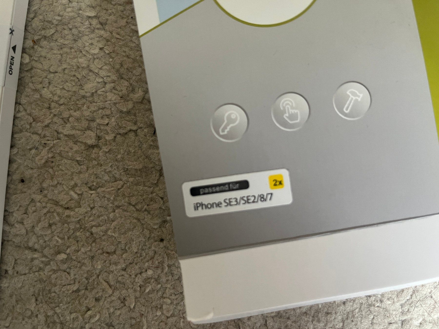 Lackretusche & Schutzfolien: Panzerglas Iphone 7 / 8 / SE originalverpackt ungebraucht – Neu (gemäss Beschreibung) aus Muri b. Bern von Buppalina 1