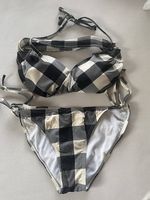 Bikini schwarz weiss kariert Gr. S