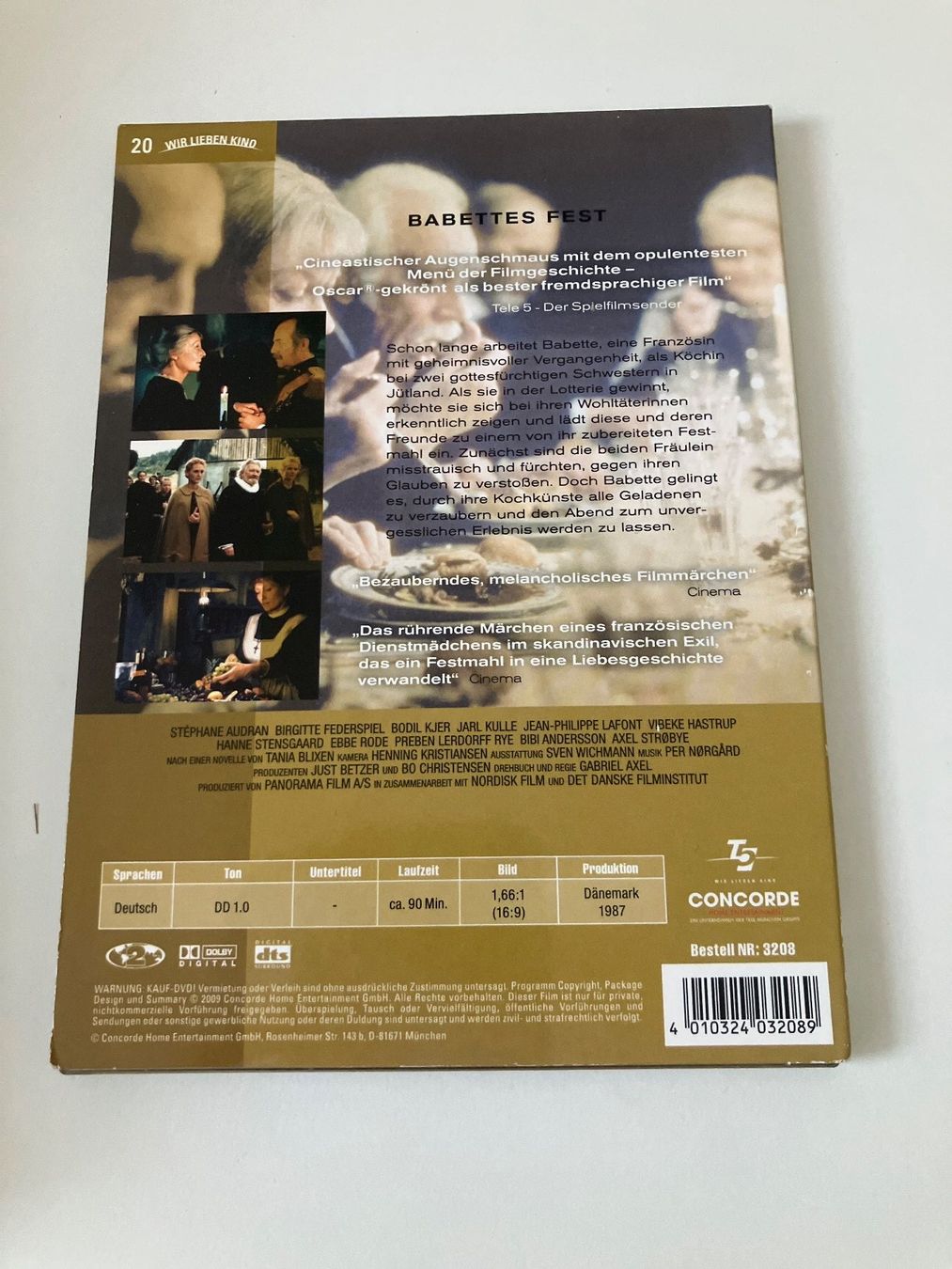Tutti i DVDs: Babettes Fest - Dvd - von Gabriel Axel – Usato da Arbon venduto da HelFer01 1