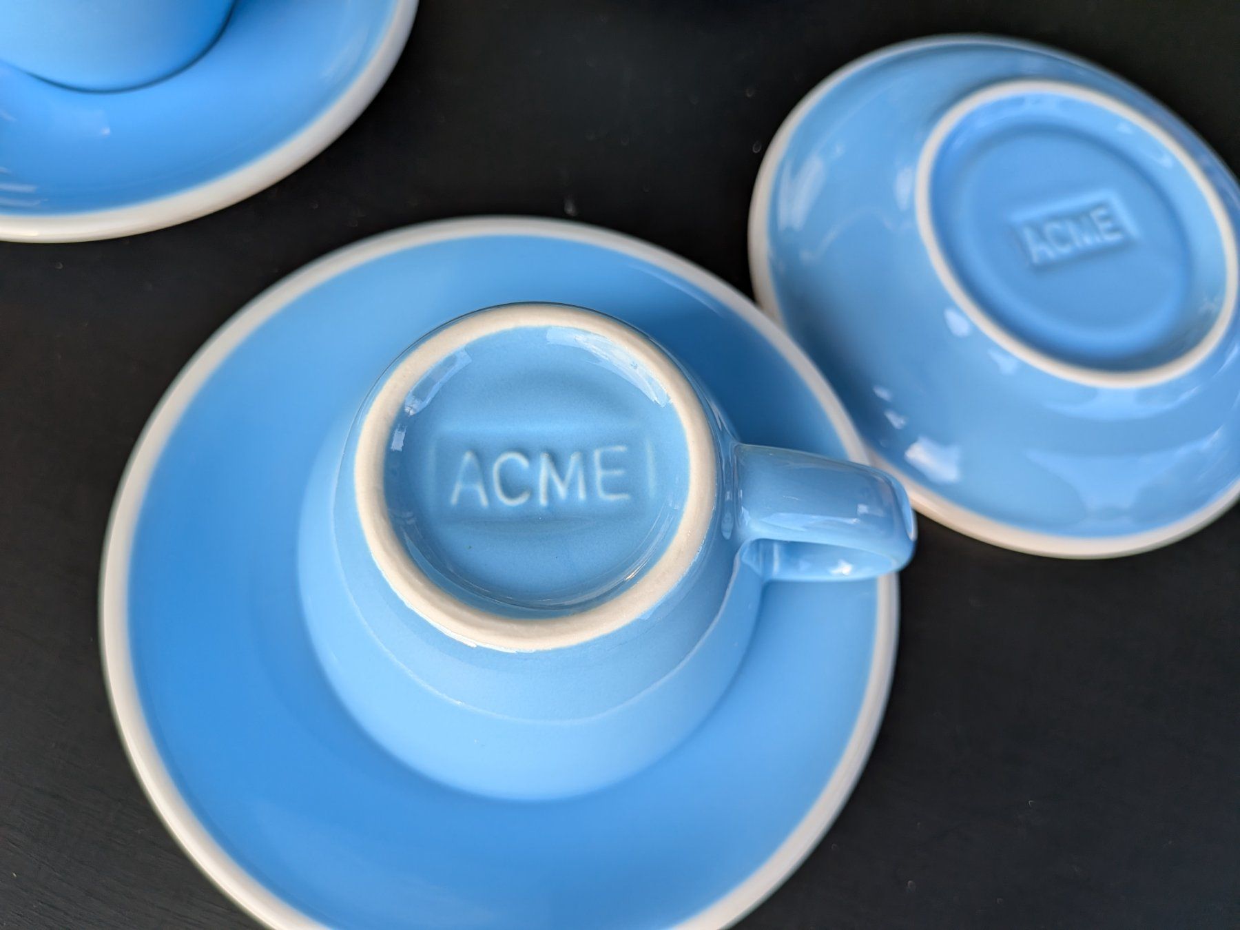 Services de table: 4 Kaffeetassen Acme blau – D'occasion à Emmen par magelan 3